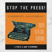 プレスストップスペシャル版 ワインラベル (シングルラベル)
