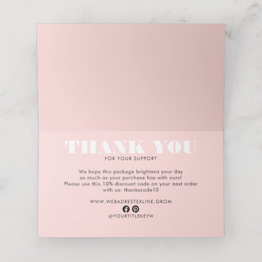 プレステージブランドルックエレガントスビジネスサンキュー ロイヤリティカード (内部開封)