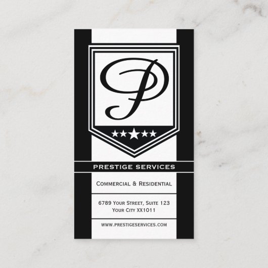 プレステージ名刺 名刺 (裏面)