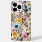 プレスデイジー花実在フローラ植物学 Case-Mate iPhoneケース (裏面)
