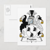 プレストン家紋 ポストカード (正面/裏面)