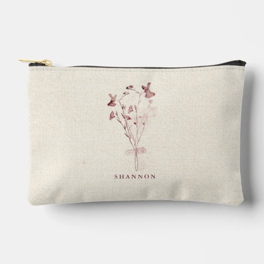 プレスフローラブーケ化粧料/アクセサリーバッグ アクセサリーポーチ (正面)