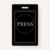 プレスブラックバッジ バッジ (正面)