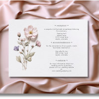 プレスモダンパステルワイルドフラワー結婚ズ詳細