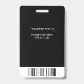 プレスロゴ写真プロフェッショナルバッジ バッジ (裏面)