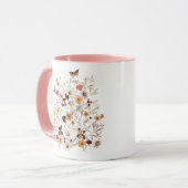 プレスワイルドフラワーズコテージコアピンクフローラ マグカップ (正面左)