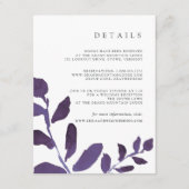 プレス植物学ゲスト情報カード エンクロージャーカード (正面)