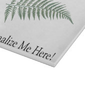 プレス植物性シダの葉 – ミックスとマッチカラー カッティングボード (角)