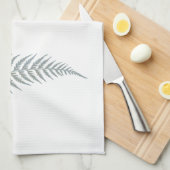 プレス植物性シダの葉 – ミックスとマッチカラー キッチンタオル (四つ折り)