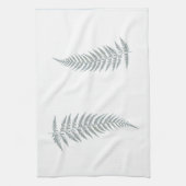 プレス植物性シダの葉 – ミックスとマッチカラー キッチンタオル (縦)