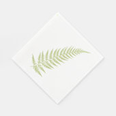 プレス植物性シダの葉 – ミックスとマッチカラー スタンダードランチョンナプキン (角)