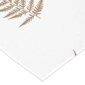 プレス植物性シダの葉 – ミックス&マッチカラー ショートテーブルランナー (コーナー)