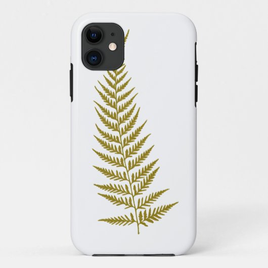 プレス植物性シダの葉 – 色を選択 Case-Mate iPhoneケース (裏面)