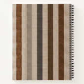 プレス済みマゼンタプリムローズスクラップブック ノートブック (裏面)