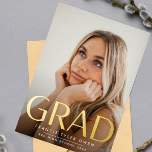 プレス箔金ゴールドGRADクラス22発表 箔招待状