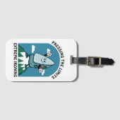 プレス限界極端アイロンおもしろいグ鉄 ラゲッジタグ (正面横)