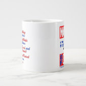 プレゼンスパロディに驚嘆する ジャンボコーヒーマグカップ (正面)