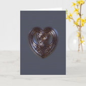 プレゼンス – ハート – 熟練度 – 宇宙アートカード カード (黄色い花)