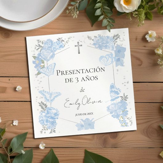 プレゼンタシオンデ3アニョスナプキンズバターフリス スタンダードカクテルナプキン