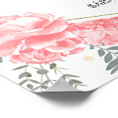 プレゼンタシオン3アニョスウェルカムサインバターフリスピンク ポスター (角)