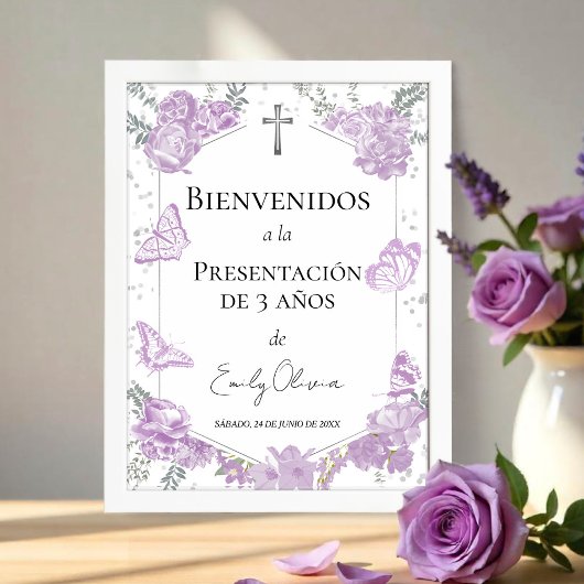 プレゼンタシオン3アニョスウェルカムサインバターフリス ポスター