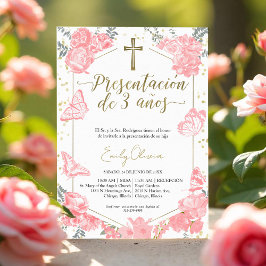 プレゼンタシオン3アニョスペインの招待状蝶 招待状