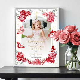 プレゼンタシオン3アニョス写真ウェルカムサインバターフリス ポスター