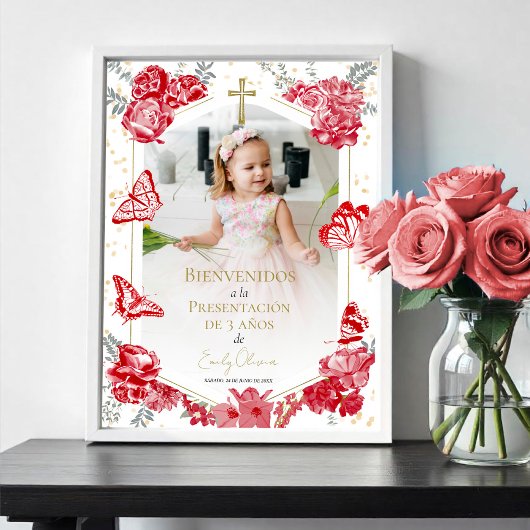 プレゼンタシオン3アニョス写真ウェルカムサインバターフリス ポスター