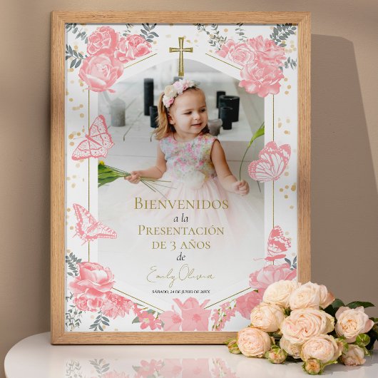 プレゼンタシオン3アニョス写真ウェルカムサインバターフリス ポスター