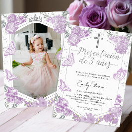 プレゼンタシオン3アニョス写真招待状蝶 招待状