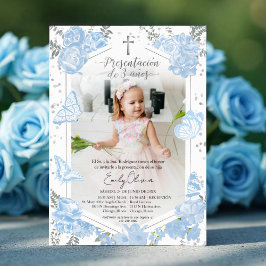 プレゼンタシオン3アニョス写真招待状蝶 招待状