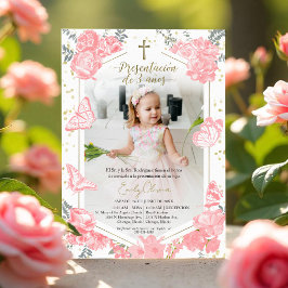 プレゼンタシオン3アニョス写真招待状蝶 招待状