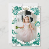 プレゼンタシオン3アニョス写真招待状蝶 招待状 (裏面)