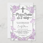 プレゼンタシオン3アニョス写真招待状蝶 招待状 (正面)