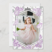 プレゼンタシオン3アニョス写真招待状蝶 招待状 (裏面)