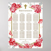 プレゼンタシオン3アニョス座席図サインバターフリス ポスター (正面)