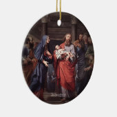 プレゼンテーション1648聖なる書物、 経典 セラミックオーナメント (右)