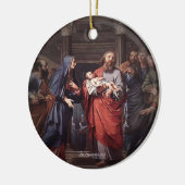 プレゼンテーション1648聖なる書物、 経典 セラミックオーナメント (左)