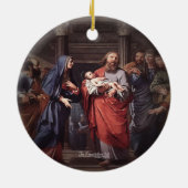 プレゼンテーション1648聖なる書物、 経典 セラミックオーナメント (裏面)