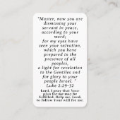 プレゼンテーション コーリングカード (裏面)