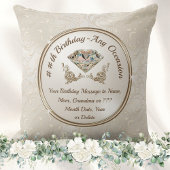 プレゼントすべてを持っている女性のための,誕生日 クッション