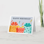 プレゼントと祝お前のためだ! カード (正面)