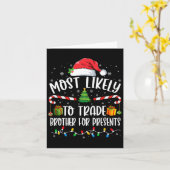 プレゼントのために兄弟を交換する可能性が最も高い 家族 M カード (黄色い花)