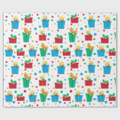 プレゼントのための包装紙 ラッピングペーパー (フラット)