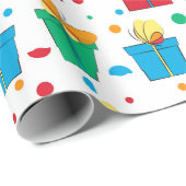 プレゼントのための包装紙 ラッピングペーパー (ロールコーナー)