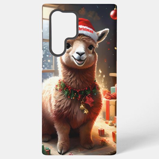「プレゼントのアルパカ：クリスマスの物語」 SAMSUNG GALAXYケース (裏面)