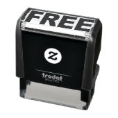 プレゼントの品に貼るスタンプのFREEという文字 セルフインキングスタンプ (商品)