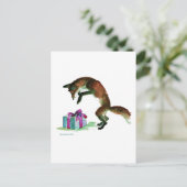 プレゼントの狐 ポストカード (スタンド正面)