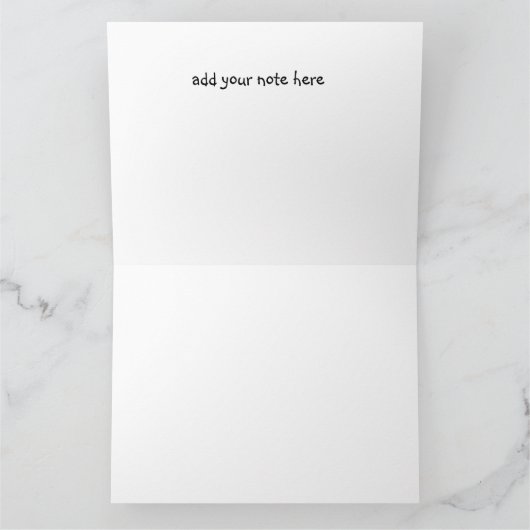 プレゼントはいらないと言ったのに無視してくれてありがとう カード (内部)