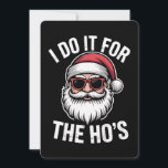 プレゼントをくれる女の子たちのために頑張るよ - 面白いクリスマス サンタ vintage シーズンカード<br><div class="desc">プレゼントをくれる女の子たちのために頑張るよ - 面白いクリスマス サンタ vintage</div>